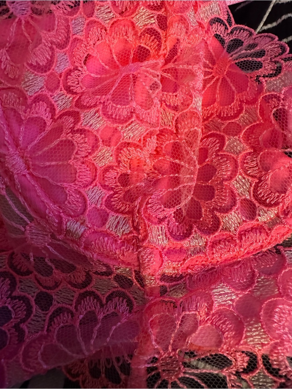 For Love and Lemons Daisy Longline Neon Pink Bra XS NWOT - Picture 6 of 6